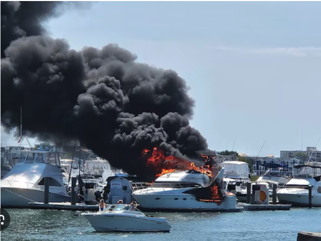 Honey, I blew up the marina!