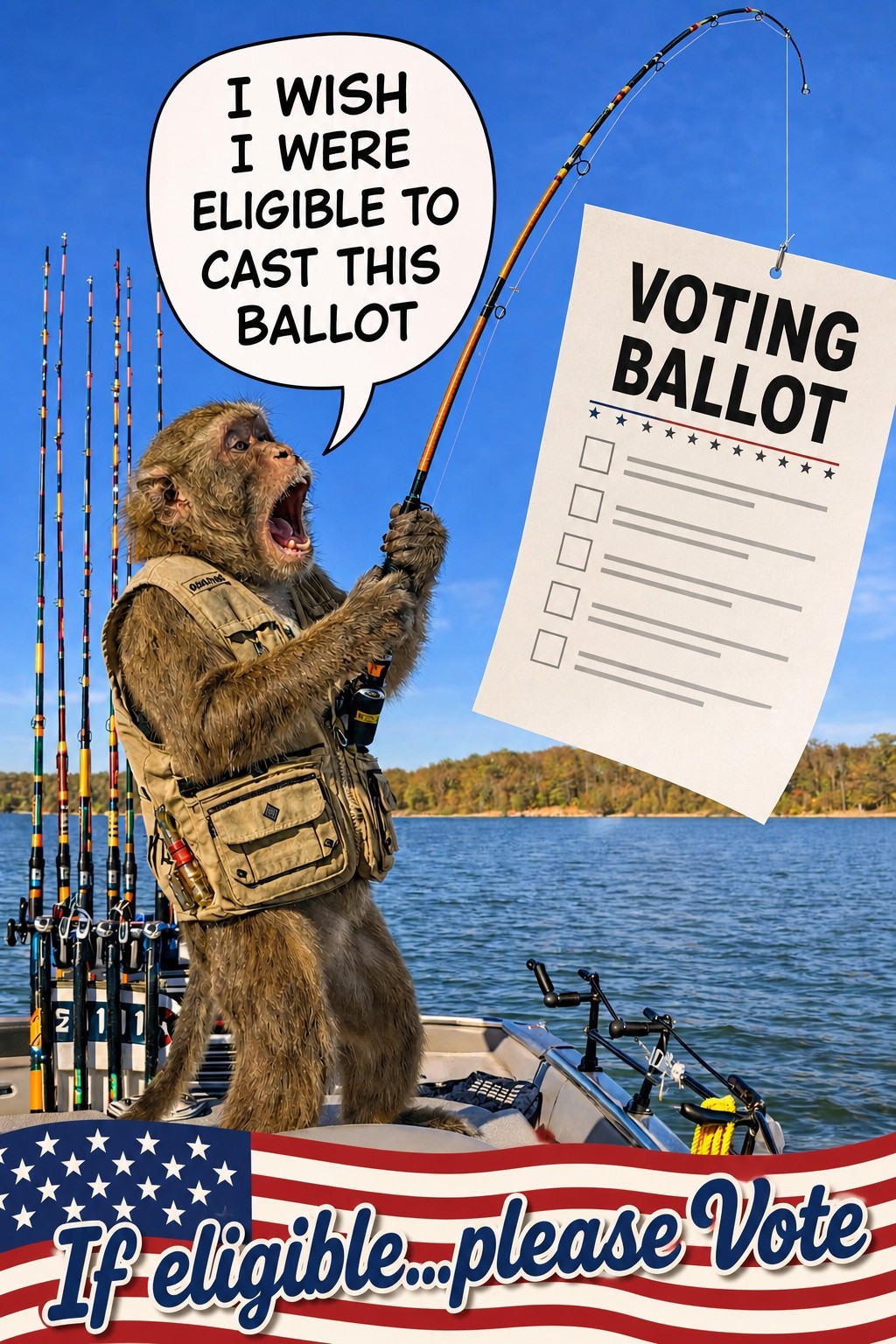 FISHING AND VOTING...WHAT COULD BE MORE PATRIOTIC