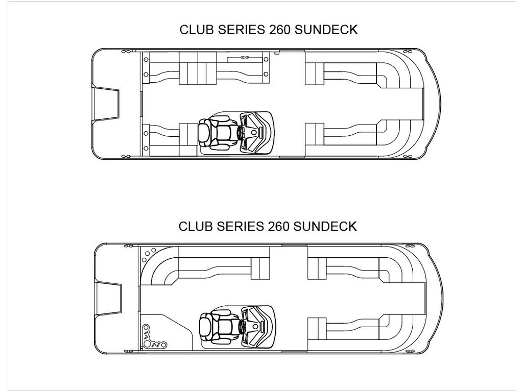 Aloha Pontoons 260 Club Sundeck